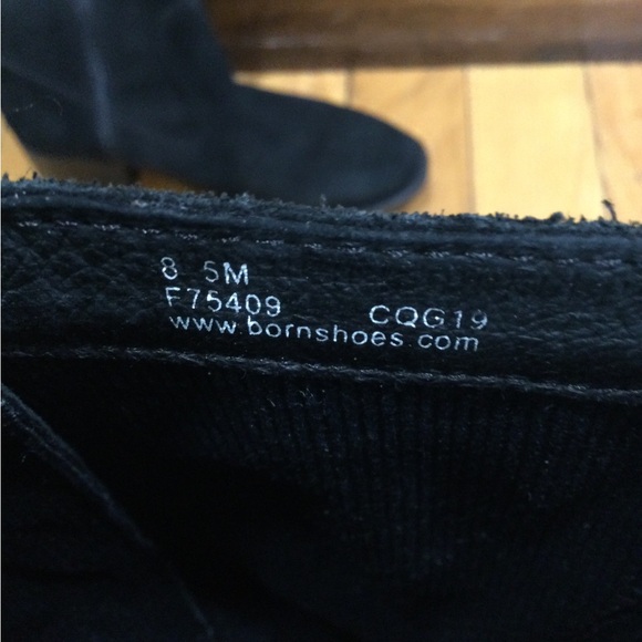 NEW Born Hayden Black Suede Boots 8.5 - Picture 10 of 12